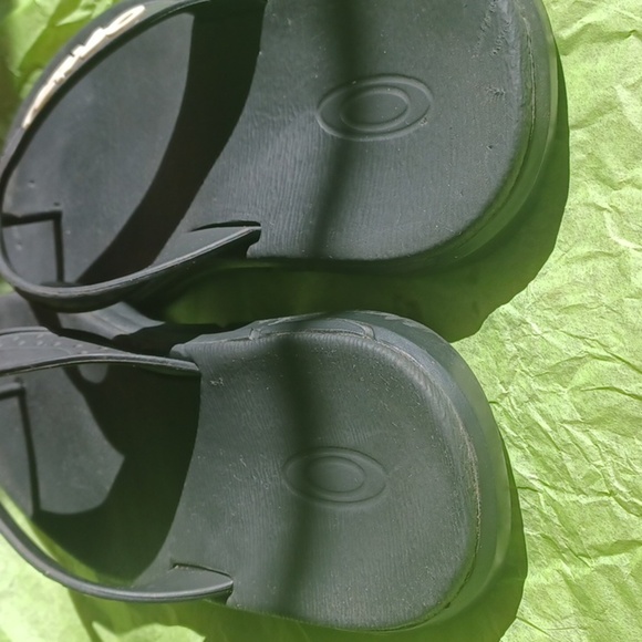OAKLEY B1B FLIP FLOP FLIP FLOP - Blackout Size 10 Men’s - Picture 3 of 5